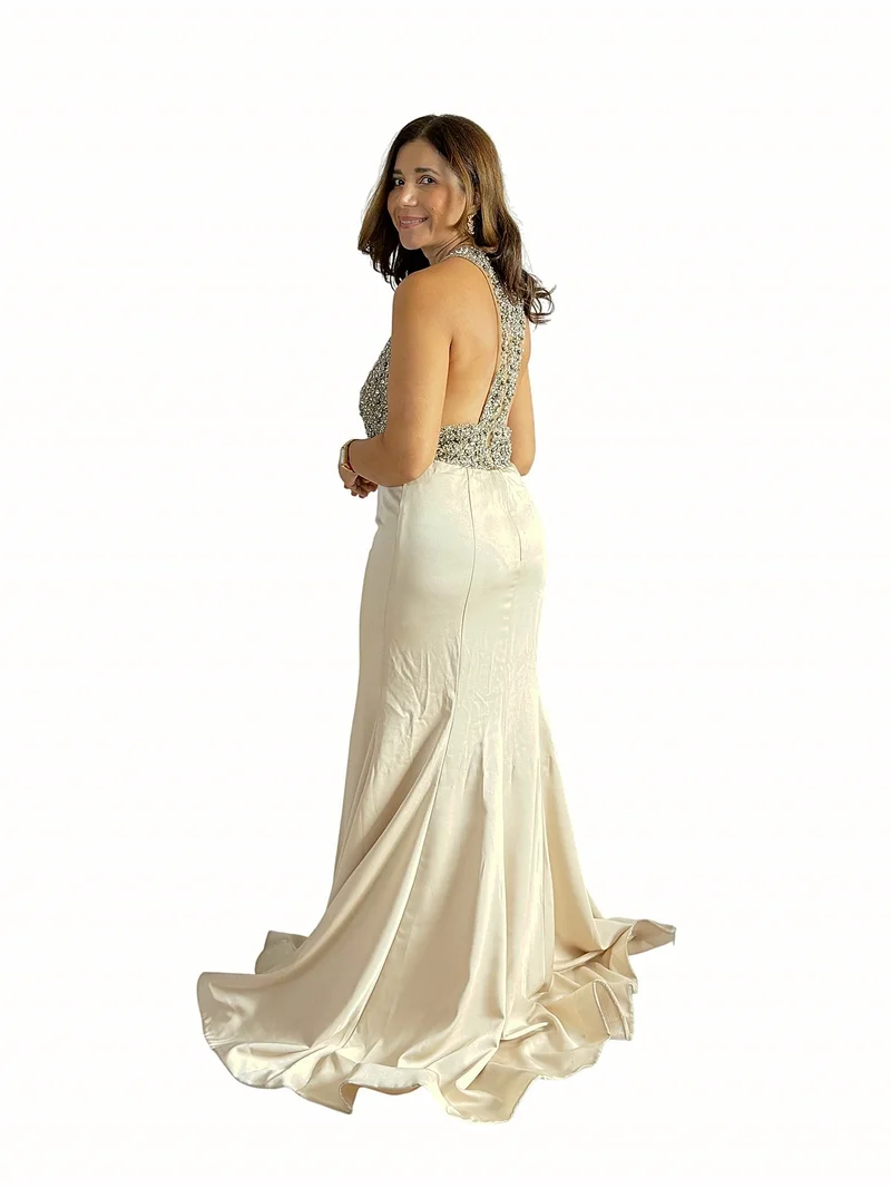 Vestido Pedrería Sirena — foto 2