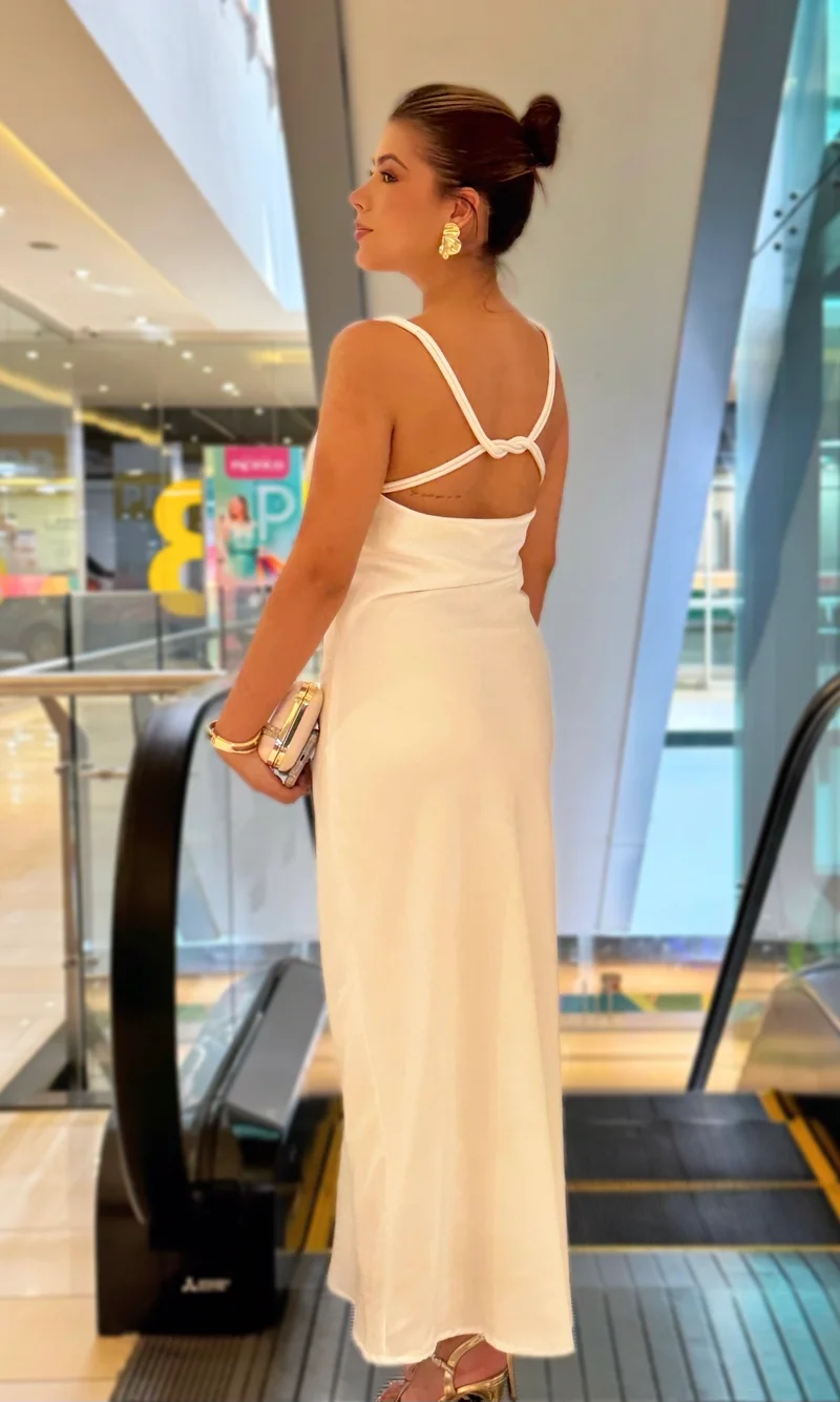 Vestido Midi Cowl — foto 2